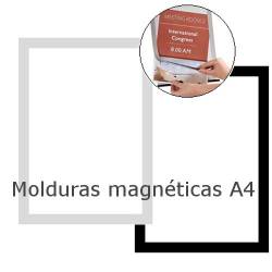 Molduras magnéticas porta anuncios A4 Q-connect