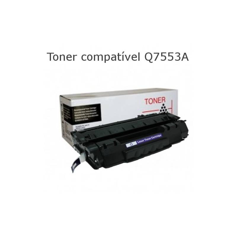 Toner compativel com HP Q7553A preto