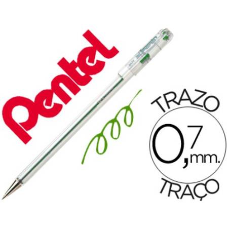 Esferográficas Pentel BK77 verdes