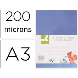 Acetatos de encadernação A3, 200 microns