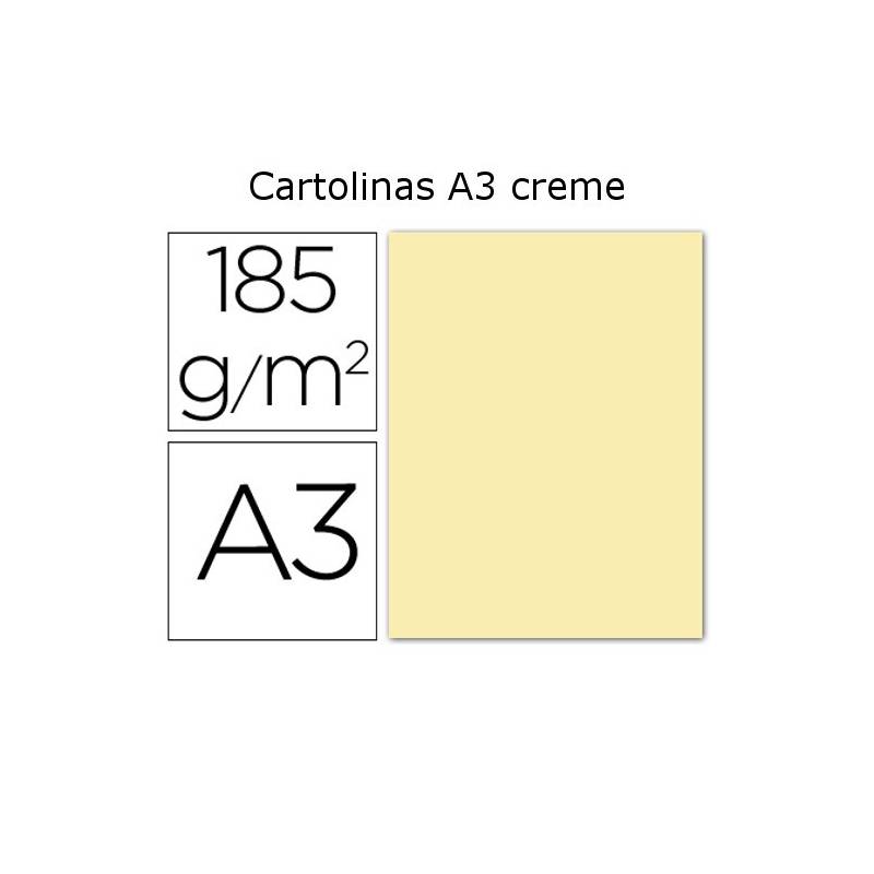 Cartolinas A3 creme Guarro