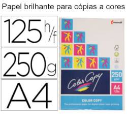 Papel Color Copy A4 brilhante de 250 gr