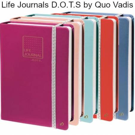 Cadernos Quo Vadis Life Journal infinite dots pontos