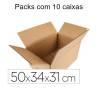Caixas de cartão 50x34x31cm