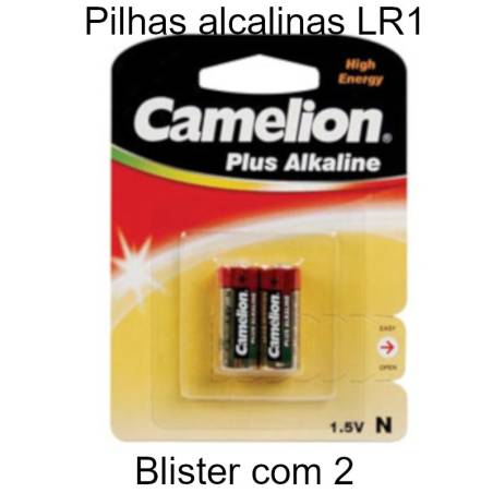 Pilhas LR1 alcalinas Pilhas LR1 alcalinas