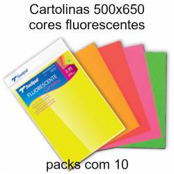 Cartolinas fluorescentes