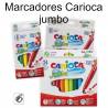 Marcadores de feltro Carioca Jumbo