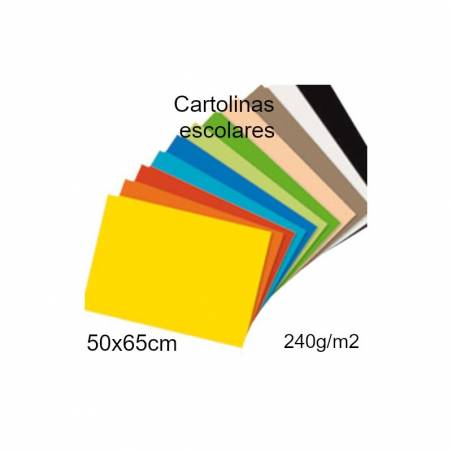 Cartolinas coloridas 50x65cm