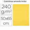 Cartolinas amarelo limão 50x65 cm
