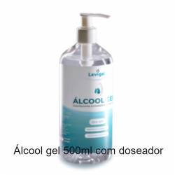 Álcool gel 500ml com doseador