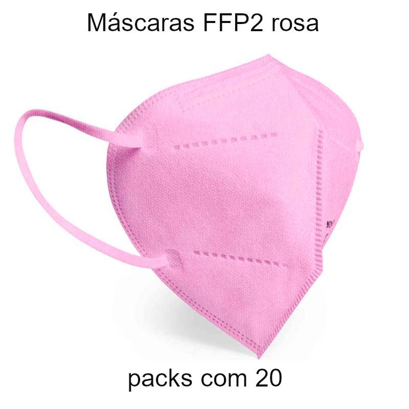 Máscaras FFP2 rosa