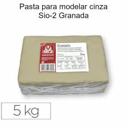 Pasta para modelar cinza Sio-2 Granada 5Kg