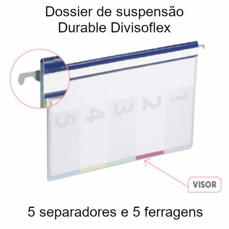 Dossiers suspensos Durable Divisoflex