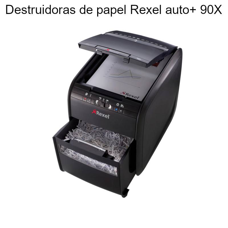 Destruidoras de documentos Rexel auto+ 90x