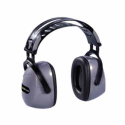 Protetores auditivos ajustáveis cinzentos