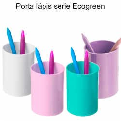 Porta lápis Ecogreen em plástico reciclado