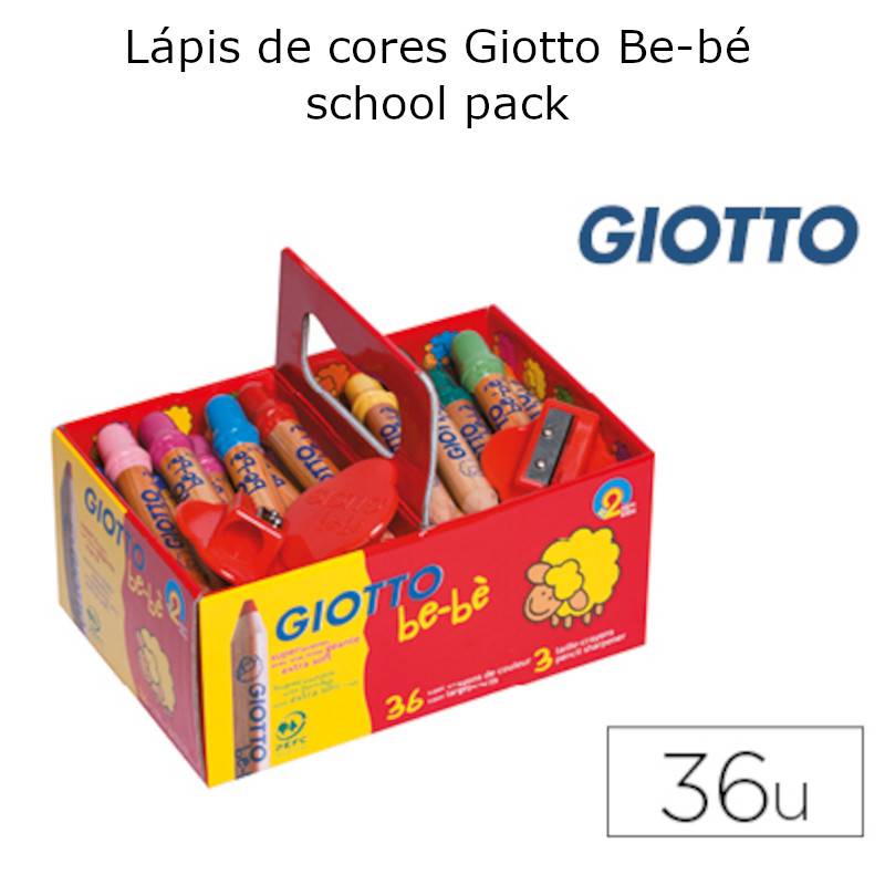 Lápis de cores Giotto Be-bé School Pack