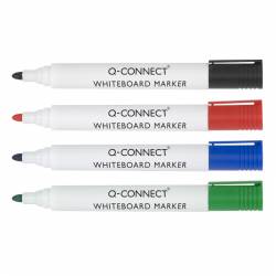 Pack 4 marcadores para quadros brancos de 4 cores