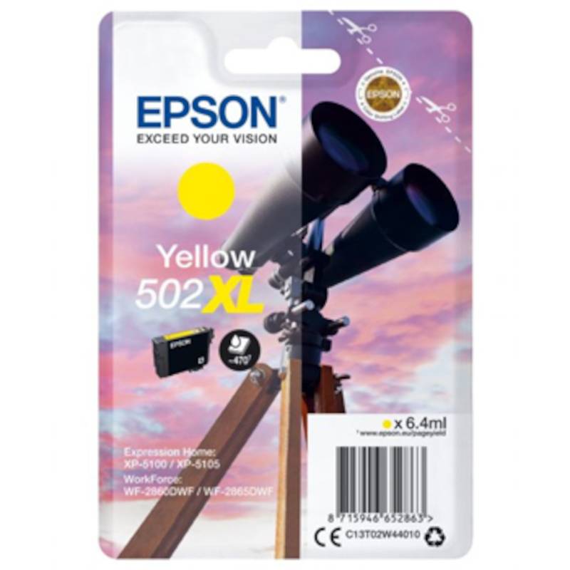 Tinteiros amarelos Epson 502XL